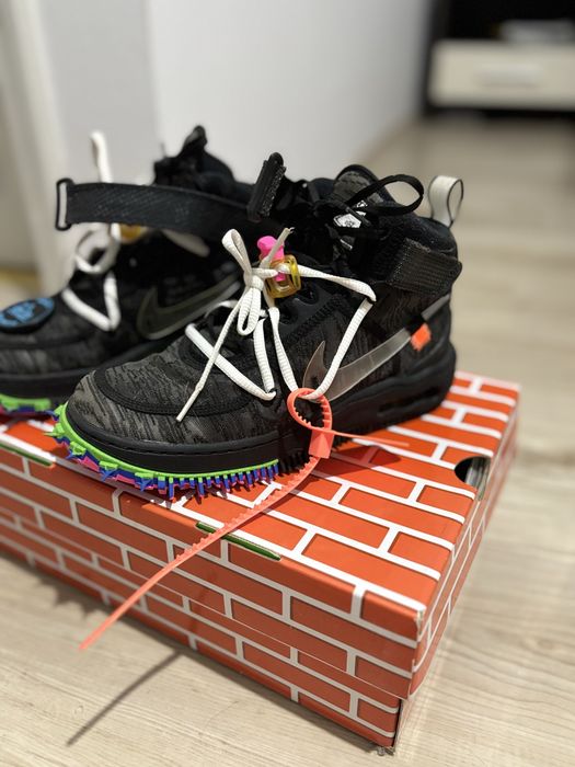 Papuci nike air force 1 high x off white