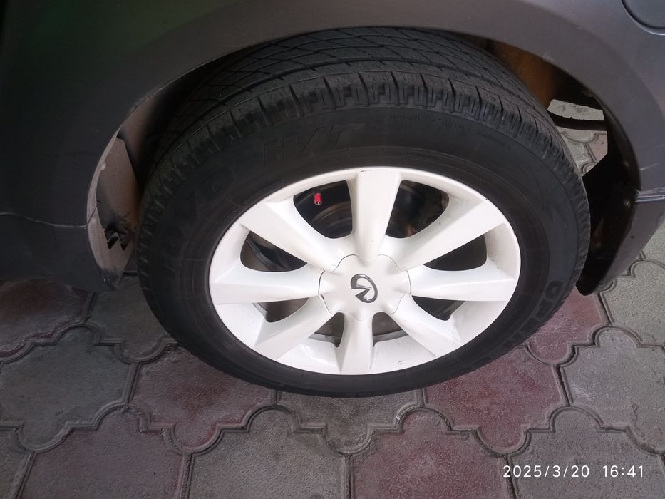 Титановые диски R18 оригинал ниссан инфинити FX35  5 на 114,3