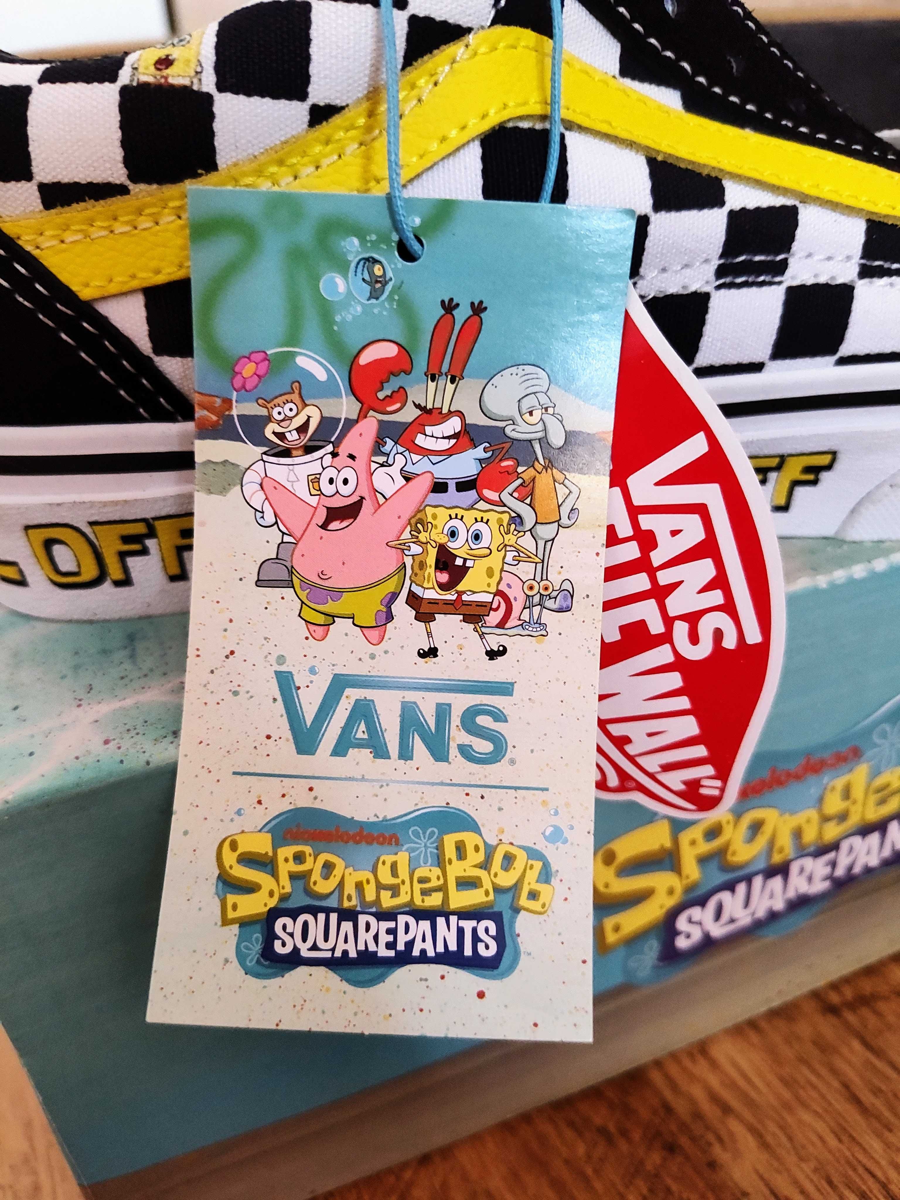 Детски кецове - Vans Old Skool x Sponge Bob - Чисто нови