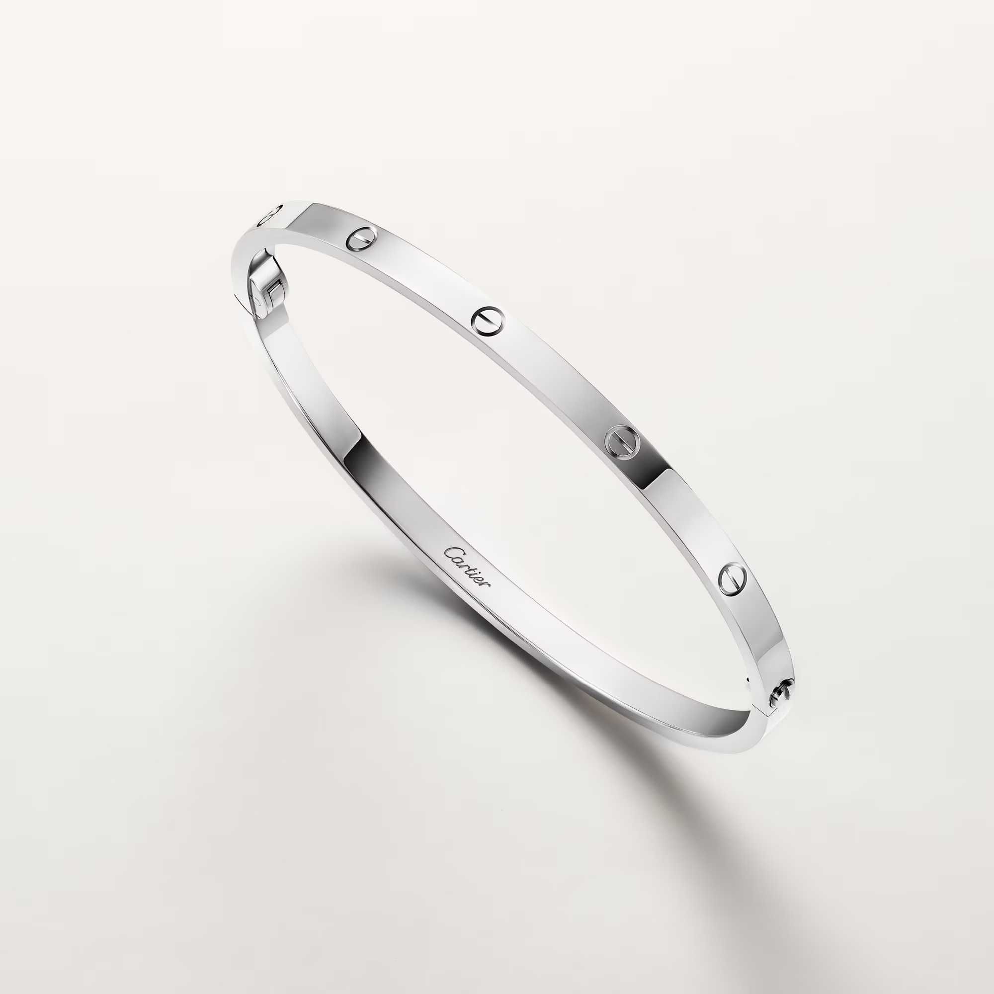 CARTIER Love White Gold Small Model Гривна с Отверка