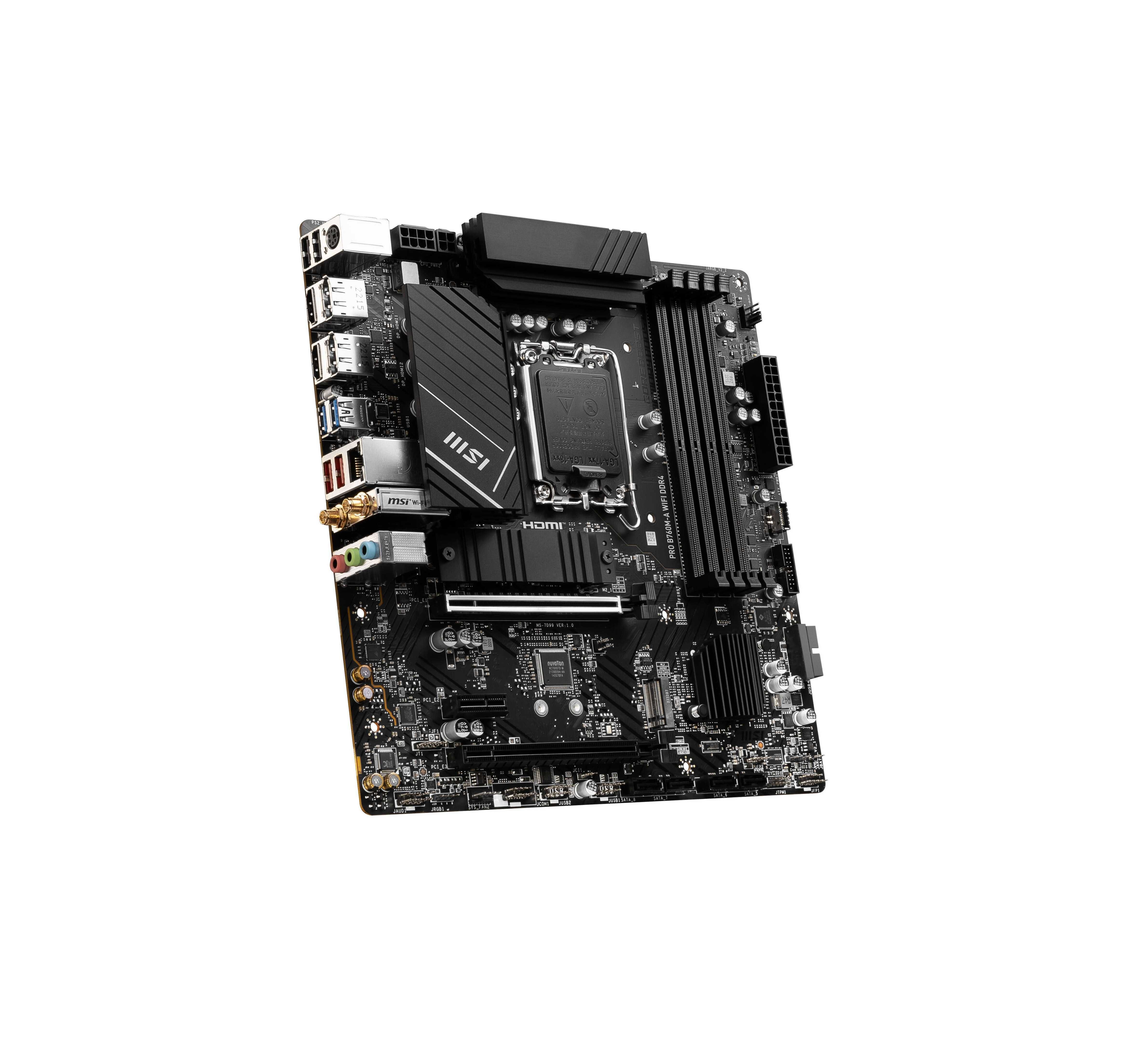 ! Материнская плата MB MSI PRO B760-P WIFI DDR4 | Цена с НДС