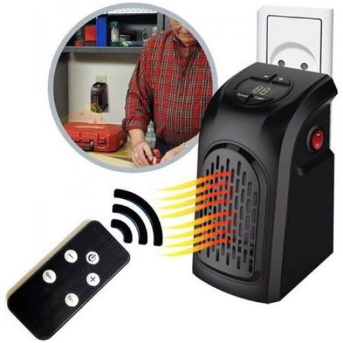 Aeroterma Electrica Portabila, Putere 400W, cu Telecomanda si Timer