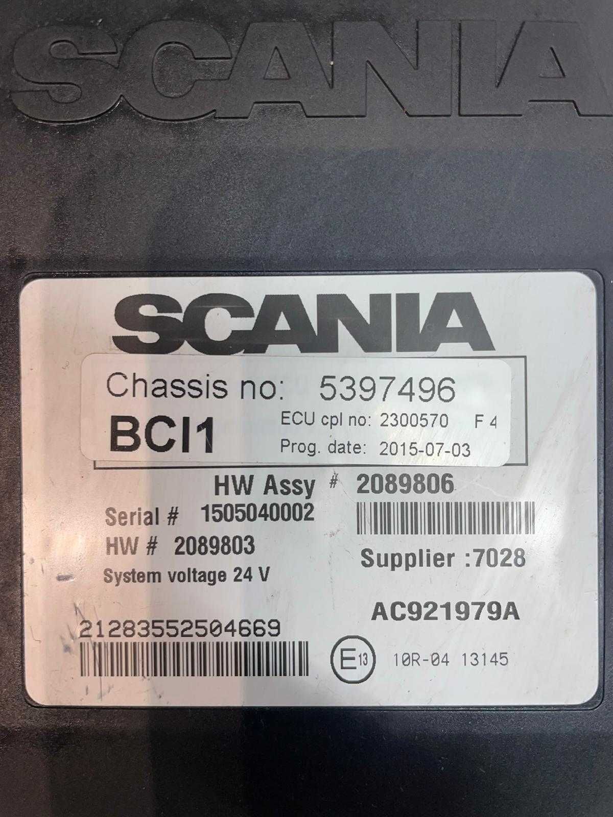 Scania BWE BCI1 ECU Calculator 2628720, 2564431, 2089806, 2392411