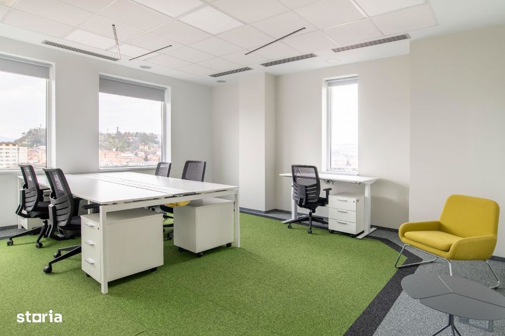 Alegeti spațiu de birou privat pentru 3 persoane în Regus Cluj Napoca