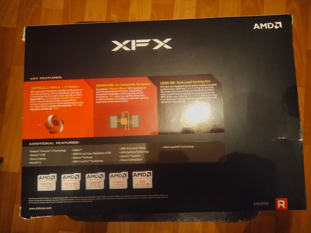 Продам видеокарту XFX RX 580 8Gb