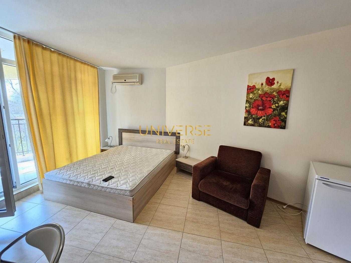 1+1 в Свети Влас на 50м. до морето, панорама.№3416