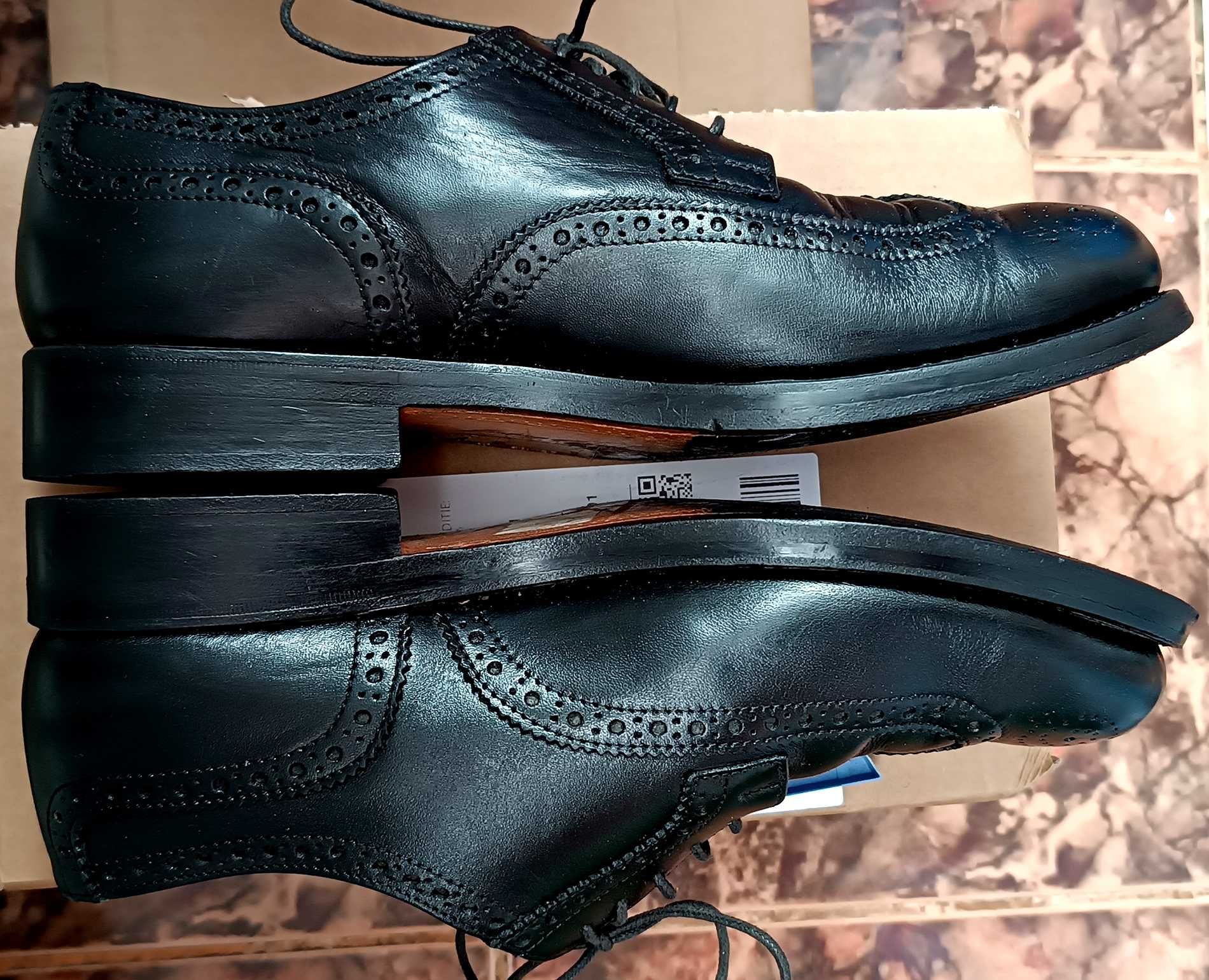 Pantofi din piele naturală integral ,,Ludwig Görtz,, mărimea 41