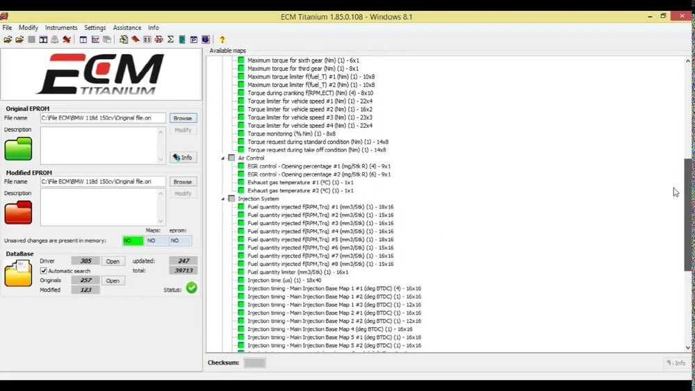 Софтуер за чип тунинг ECM TITANIUM