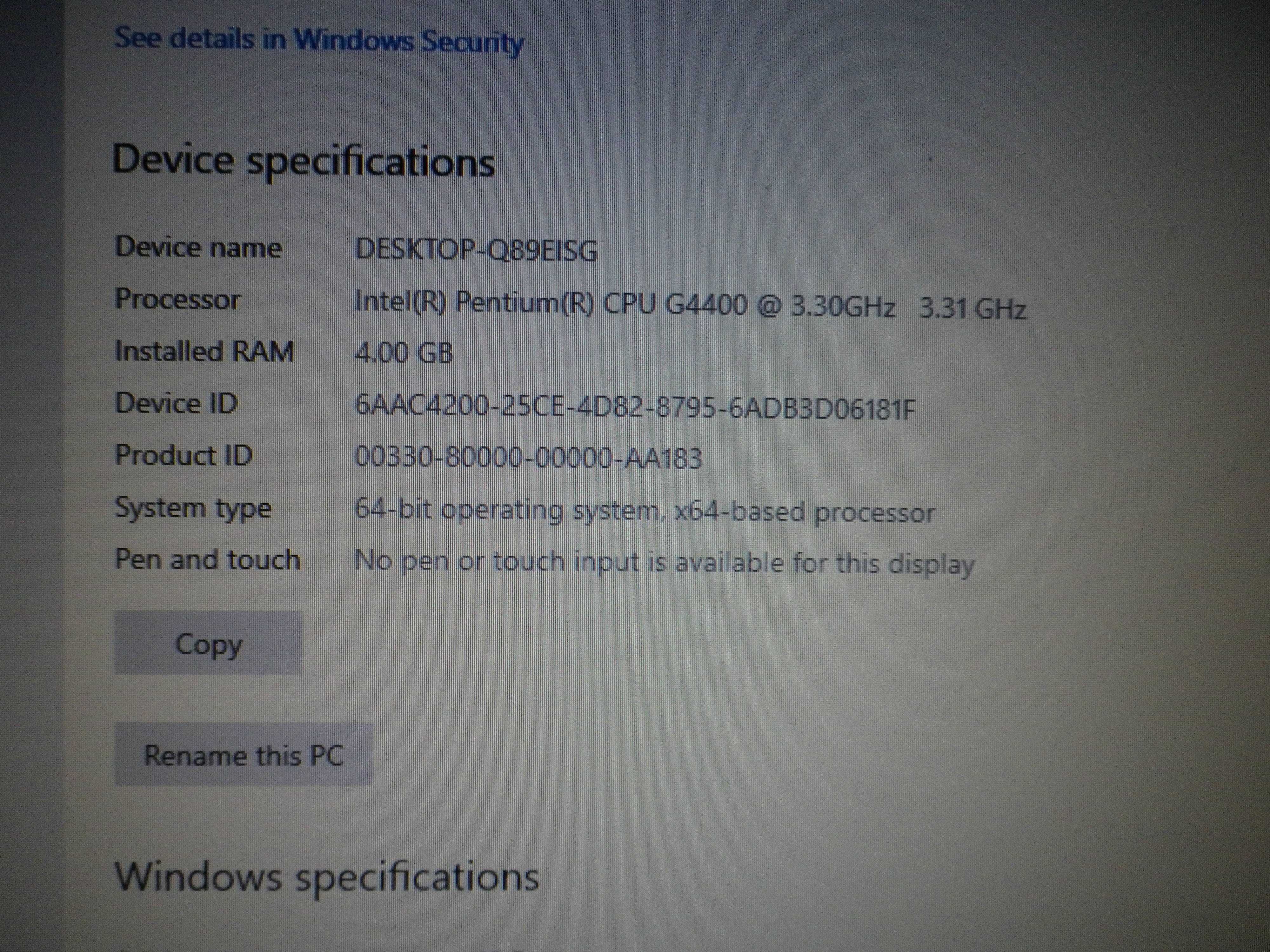 Компютър Lenovo M700-10GS
