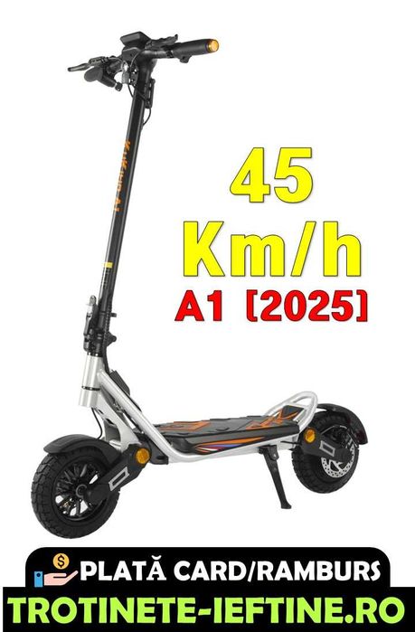 Trotineta Electrica KuKirin A1, 800W, 45km/h, Noua