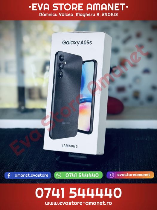 SAMSUNG Galaxy A05s Black 64GB 4GB RAM Dual SIM - Produs nou