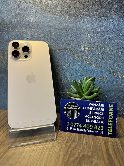 Iphone 16 Pro Max/256Gb/Garantie 2Ani Centrul de Telefoane/Rate