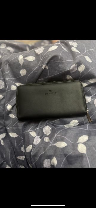 Женская черная сумка кошельки