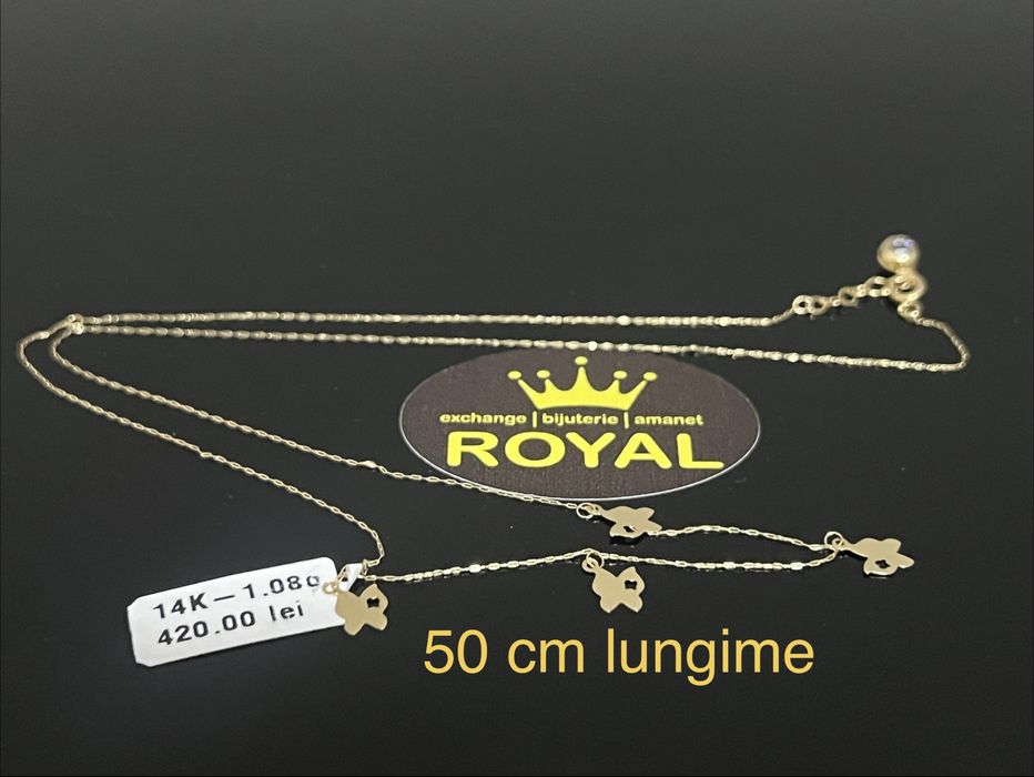 Bijuteria Royal CB : Lantisor dama aur 14k 1,08 grame
