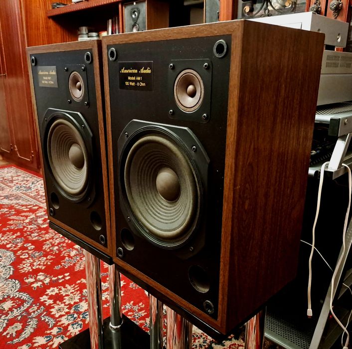 Boxe hifi American Audio AM1 rare impedanță 8 ohm made in Germany