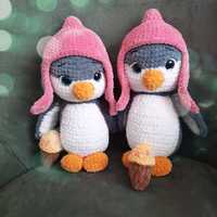 Ръчно плетена играчка/ плюшен пингвин амигурум