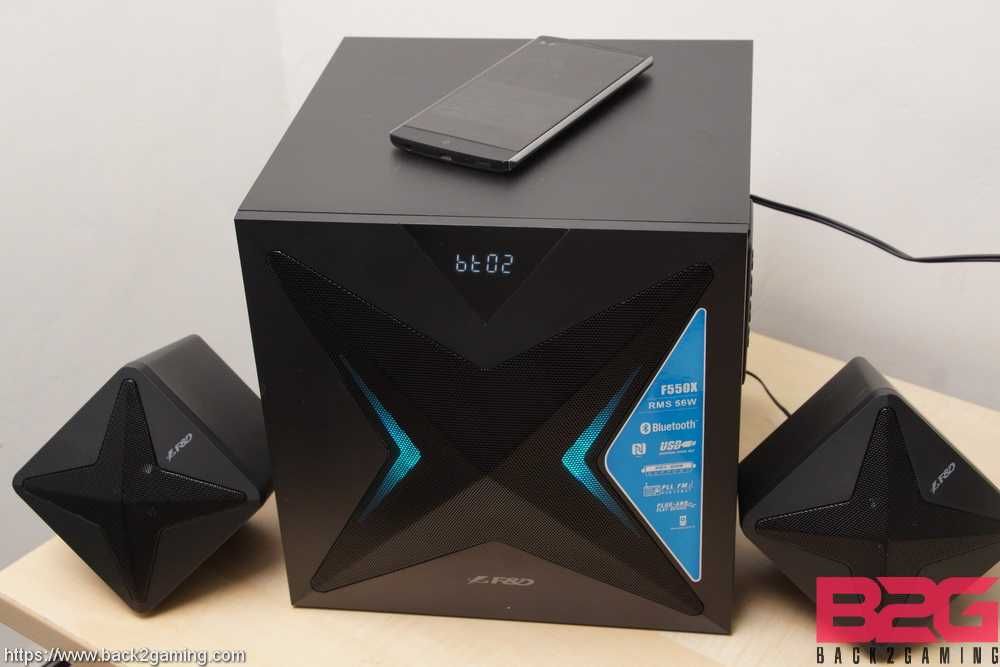 продам новый F&D F550X/USB/Bluetooth/SD/56 ватт/пульт ДУ/С ДОСТАВКОЙ