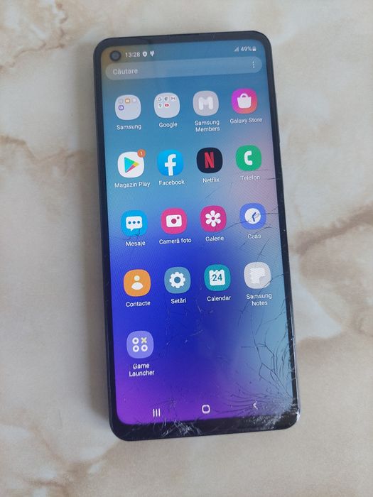 Vând Samsung Galaxy A21s (spart dar perfect funcțional) //poze reale
