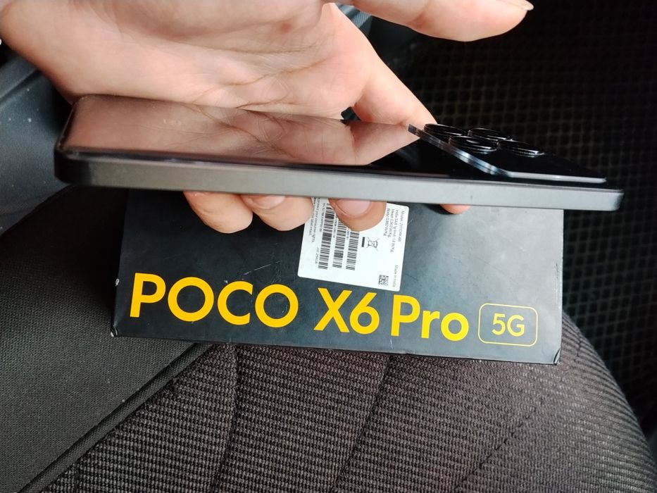 Poco X6pro idyalniy qora rangli