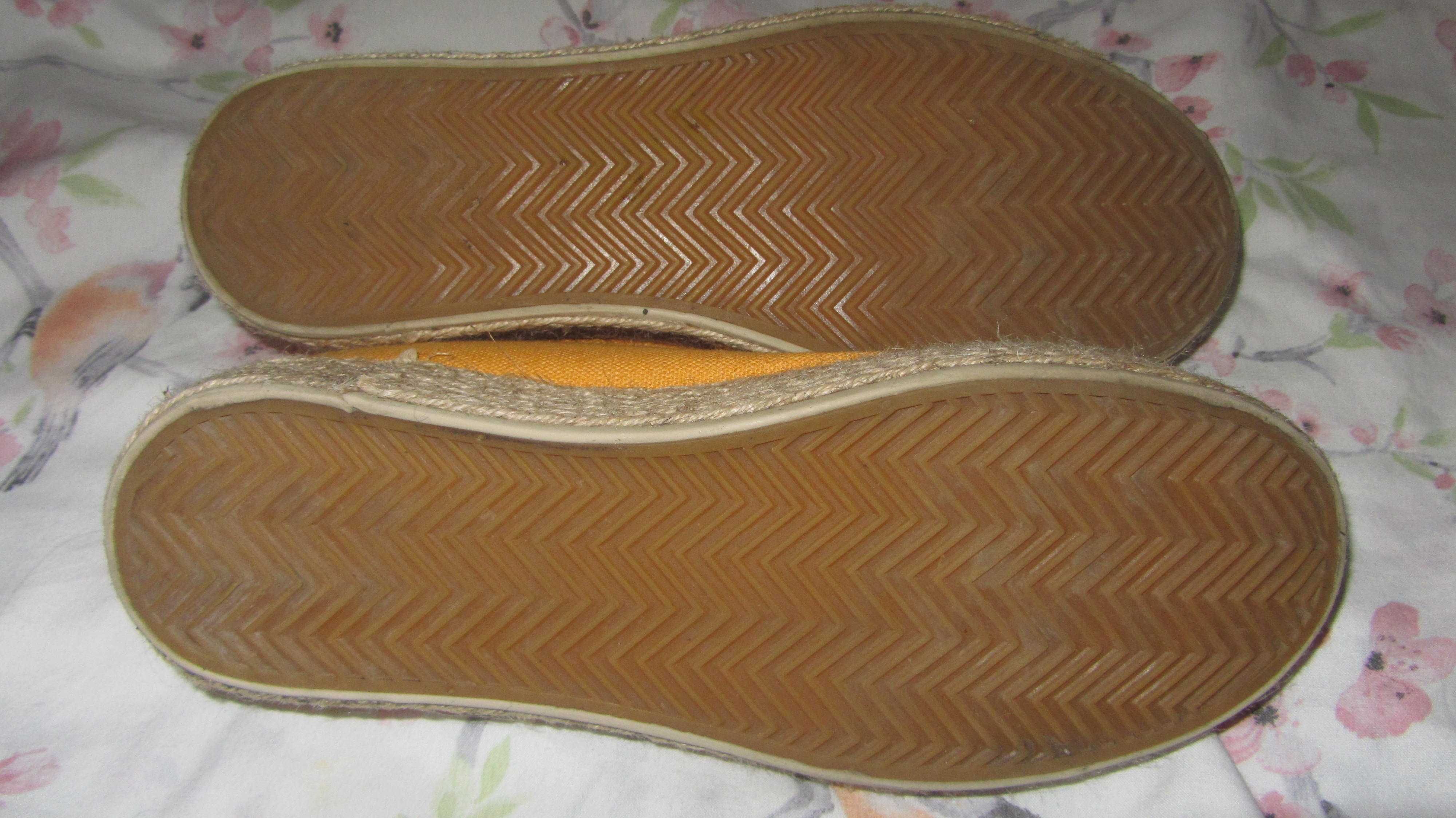 Отлични кецове еспадрили Matalan Papaya 40,5-41 номер, стелка 26 см