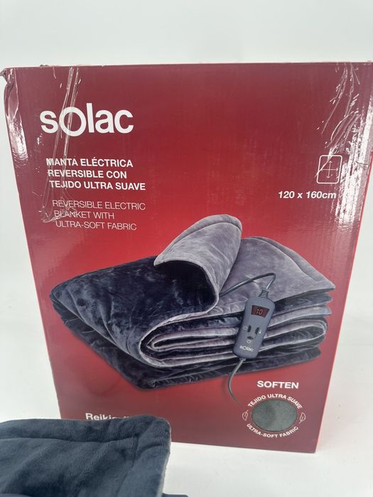 Чисто ново електрическо одеяло SOLAC 120×160cm