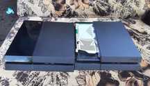 Vând două console PlayStation 4 fat PS4 în stare bună defecte de piese