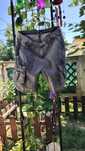 Pantaloni scurti Sinsay, tip cargo, gri denim, 34