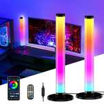 60°Smart RGB светлинна лента, 42 см LED геймърско осветление