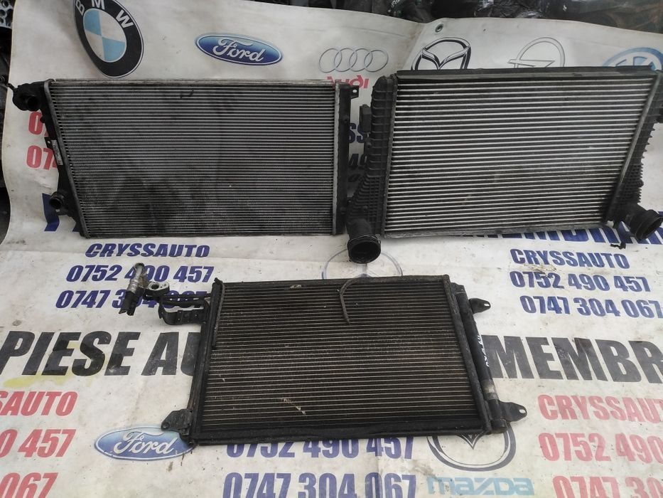 Radiator apă, climă, radiator intercooler, VW Golf 5 motor 1.9 TDi