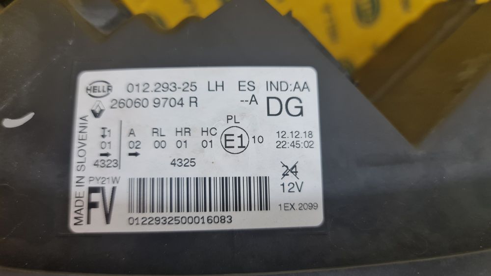 Far full led Renault Grand Scenic 4 IV Pure Vision 260609704r