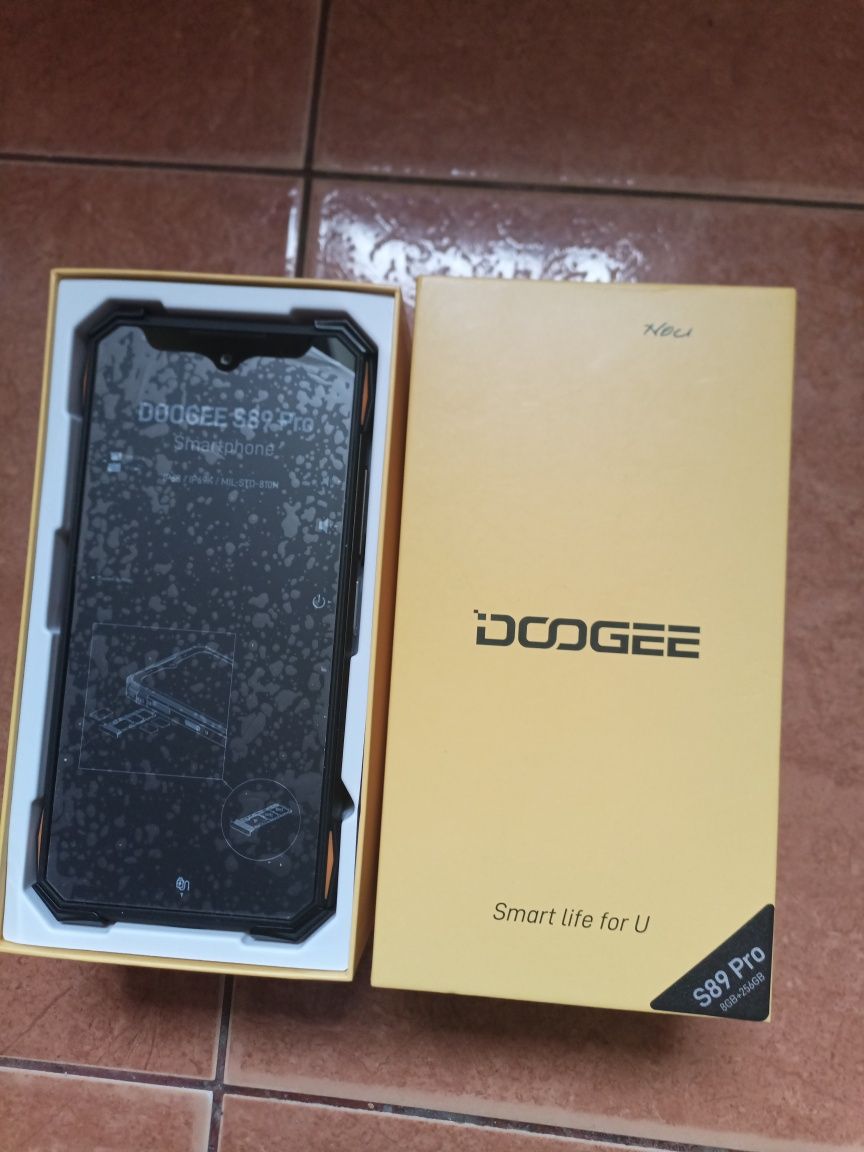 Telefon Smart Doogee S89 Pro Negru, 4G, LCD 6.3", 8GB RAM, 256GB ROM