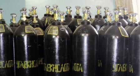 Углекислота СО2 в баллонах