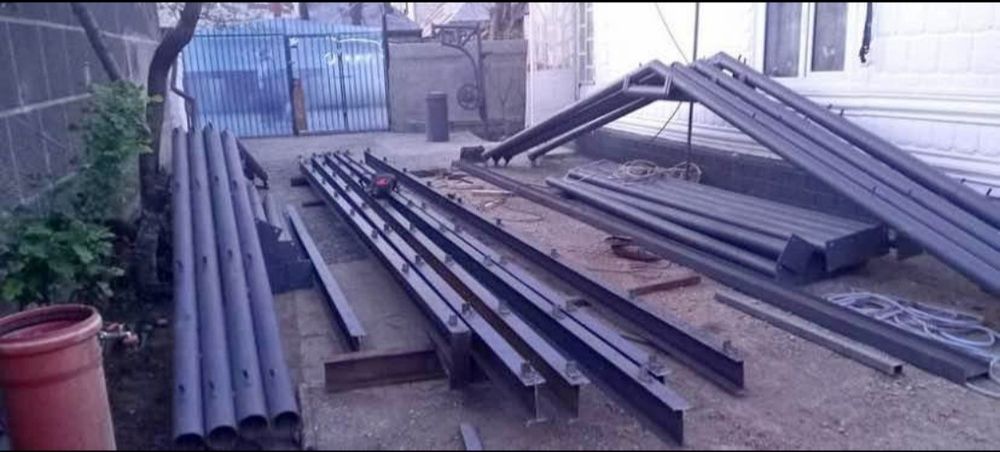 vând structura metalica 8 m cu 15 m cu 3 m