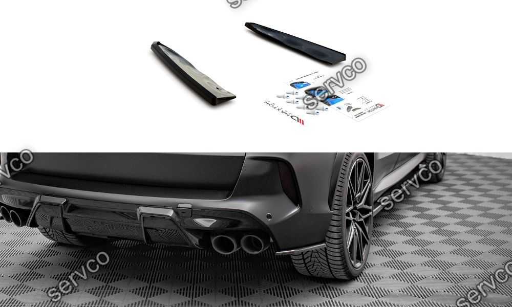 Prelungire splitter bara spate Bmw X5M F95 2018- v1 - Maxton Design