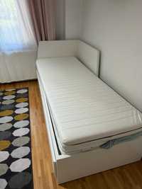 PAT IKEA- FLEKKE Cadru divan cu 2 sertare, alb, 160x200