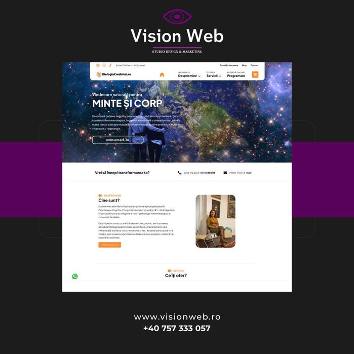 Creare Site De Prezentare, Magazin Online la cheie! Web Design