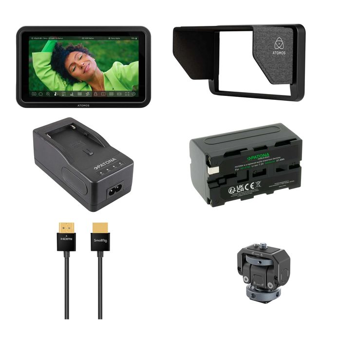 Pachet Monitor Video Atomos Shinobi II + Accesorii