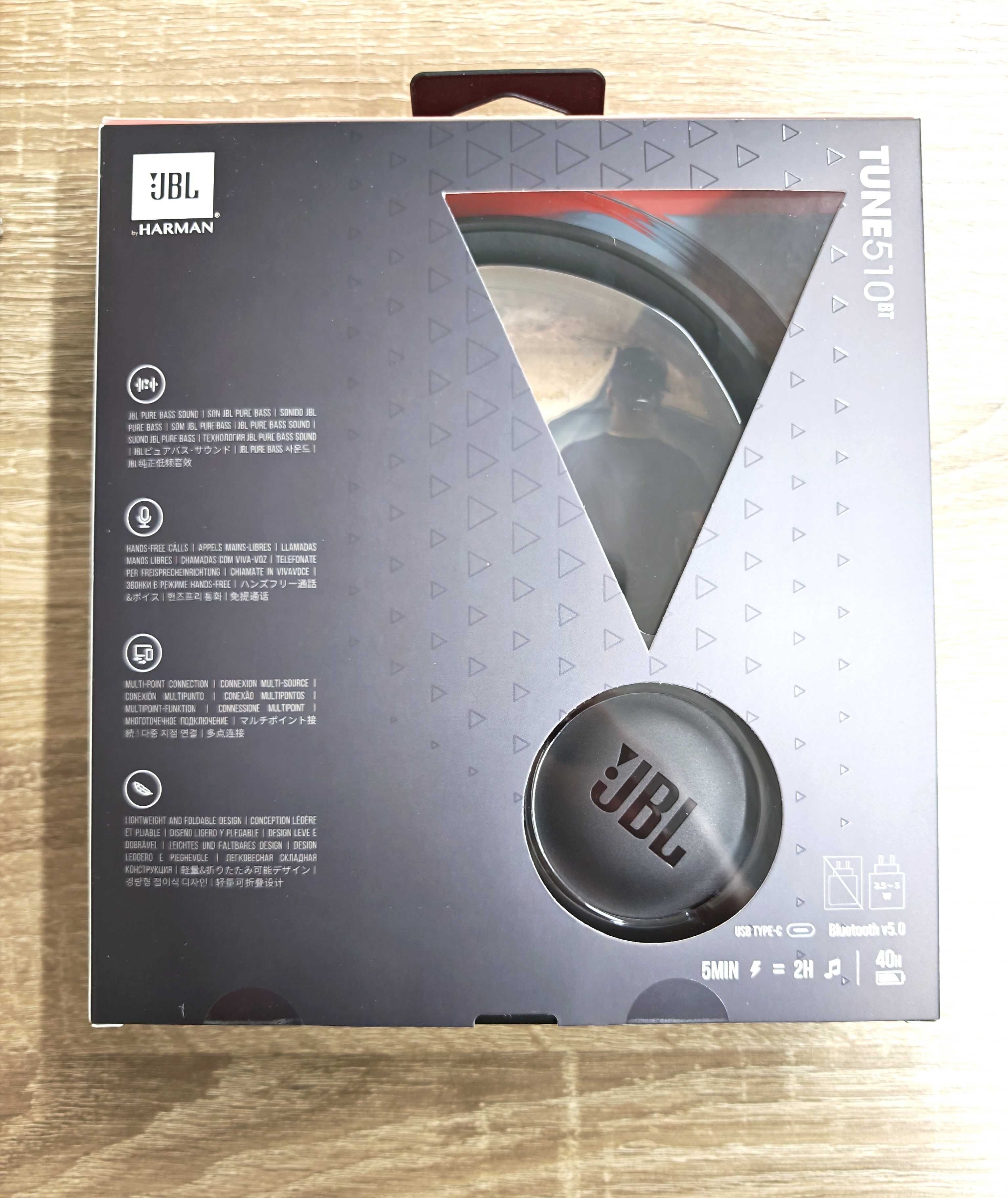 JBL Tune 510BT Безжични слушалки с микрофон