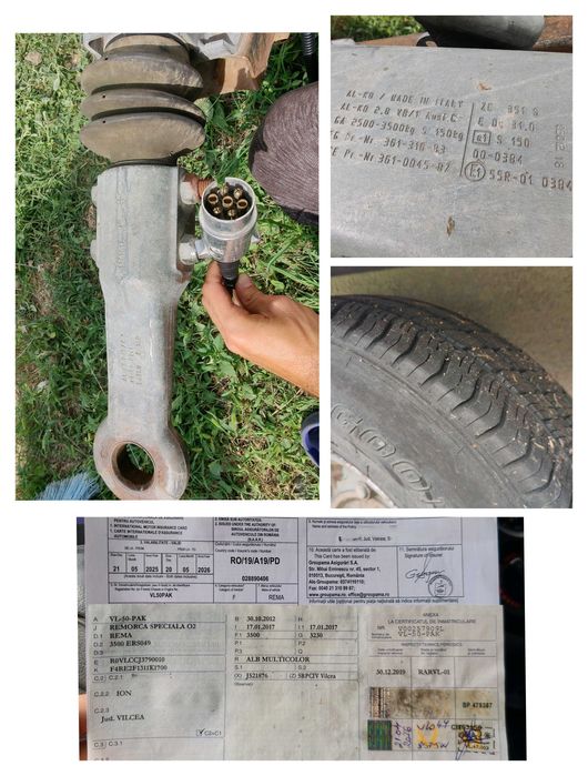 Remorcă apicolă L= 9m. două axe 48 fam. folosită în pat cald/orizonal
