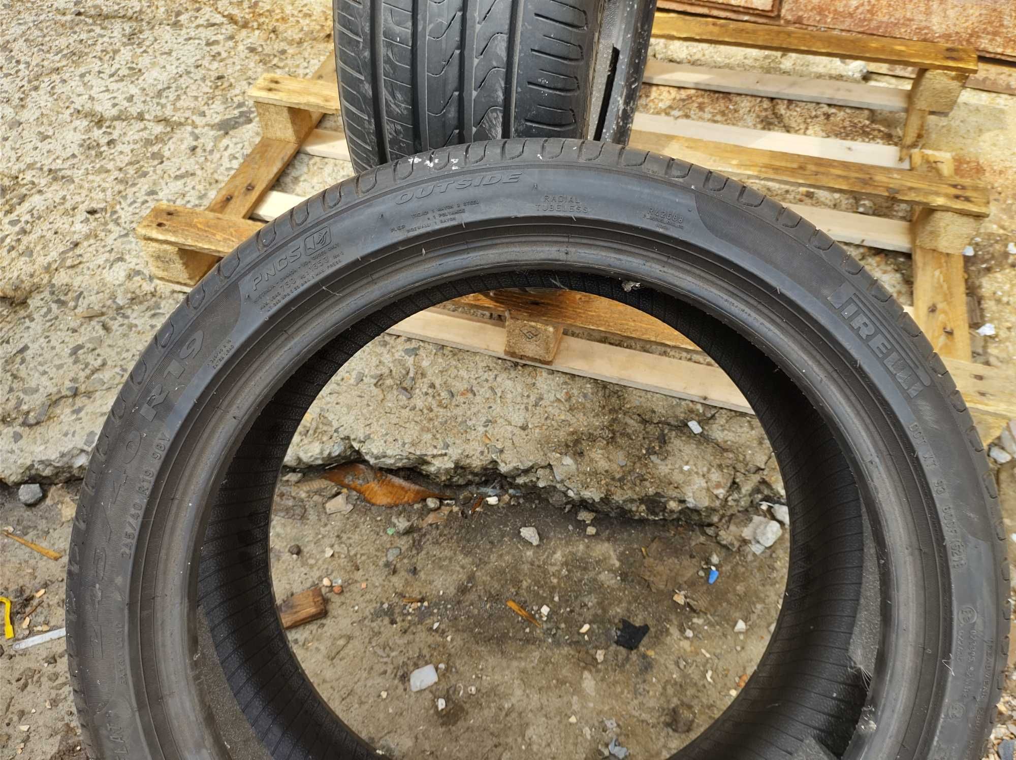 245/40/19 Pirelli Chinturato P7 dot 2018г 5,5мм MO RunFlat