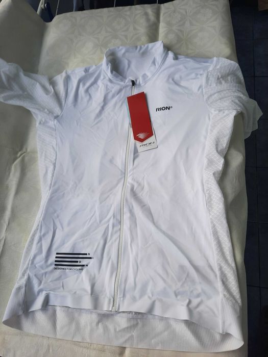 Tricou ciclism premium noi marimi diverse Darevie alb rosu negru