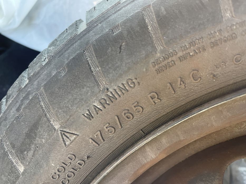 Anvelope C c 175/65/r14c Michelin r+w cu sau fara jante 4x 114,3  4buc