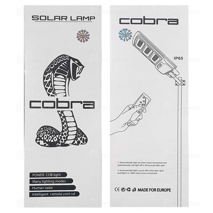 ! Оригинални ! Соларни лампи Cobra max 450/900/1350/1800W !