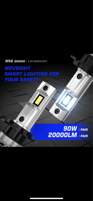 Becuri led Novsight faruri H4