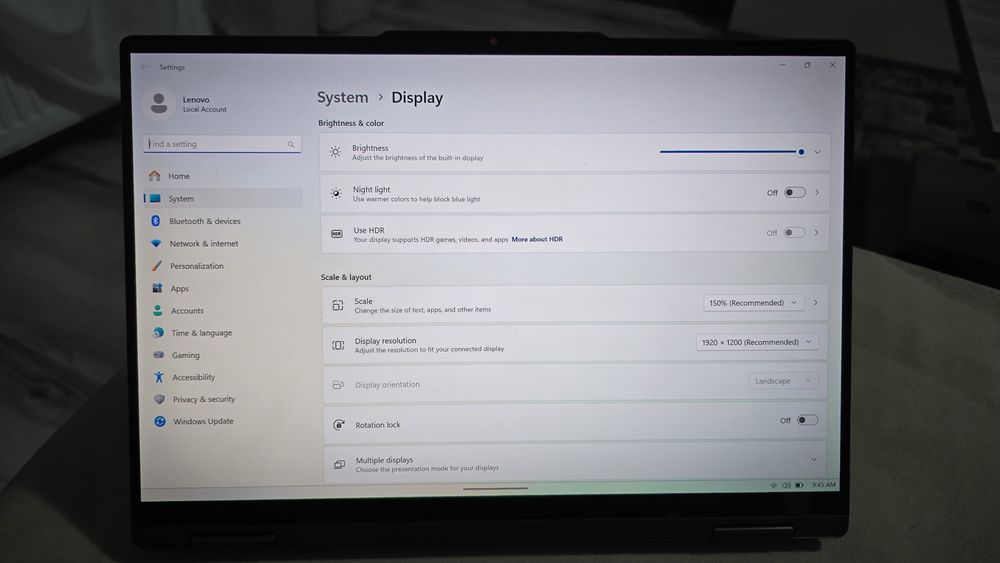 Laptop 2in1 Lenovo Yoga7 i5 gen13, 8Gb, ssd512Gb, WUXGA, OLED, 14"x360
