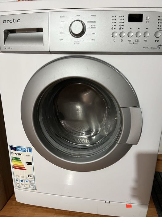 Masina de spalat Arctic 1200 rpm, 7 kg , NU mai trage apa!