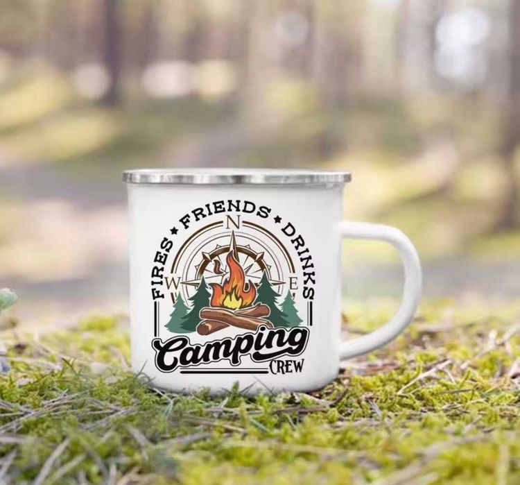 Планинарско метално емайлирано канче Mug