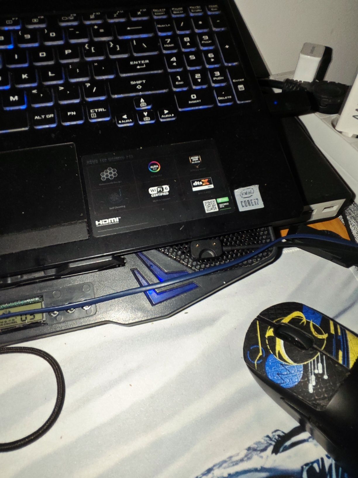 Laptop gaming asus tuf 15 +cooler laptop cadou