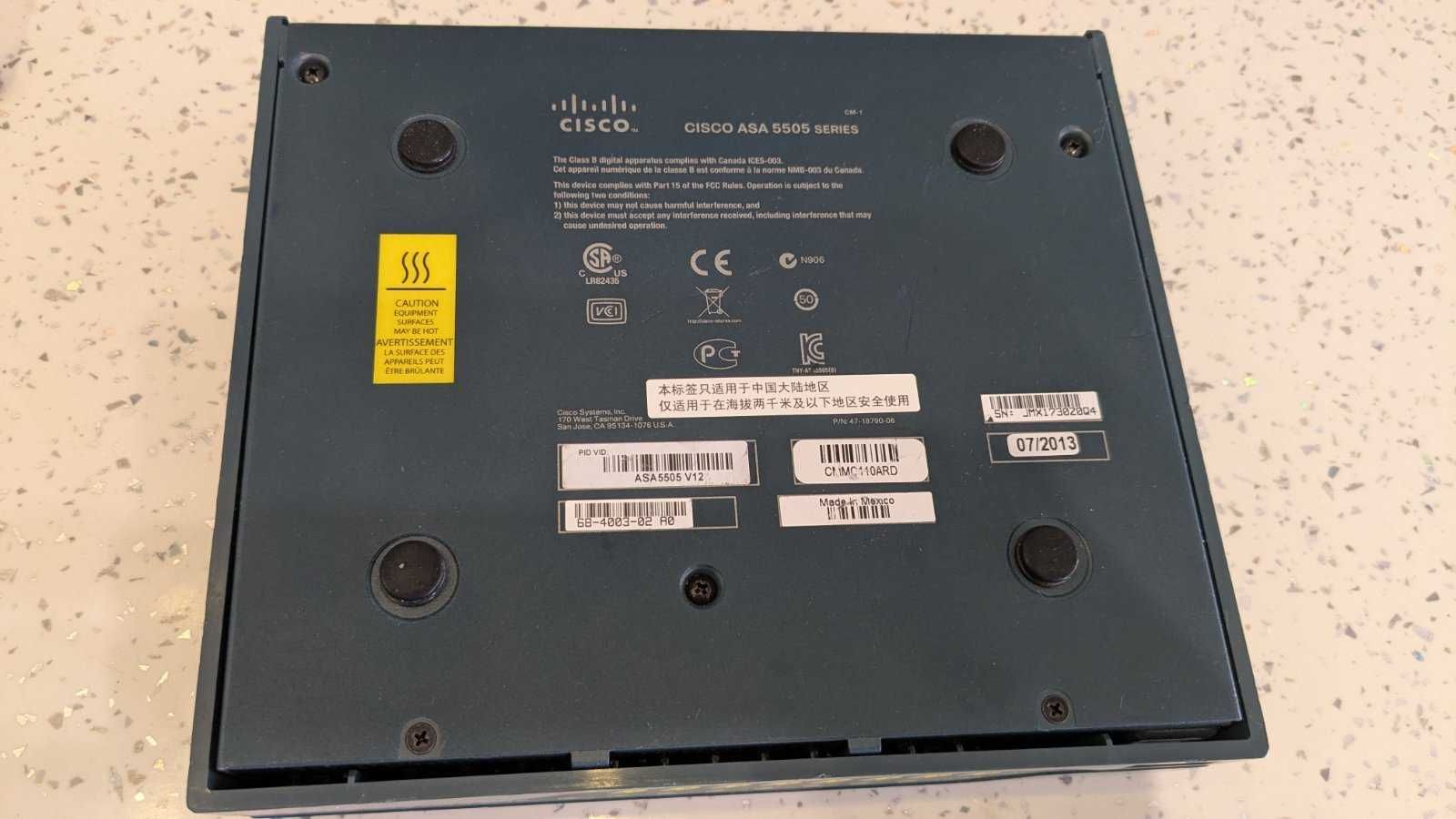 Cisco ASA 5505 Adaptive Security Appliance