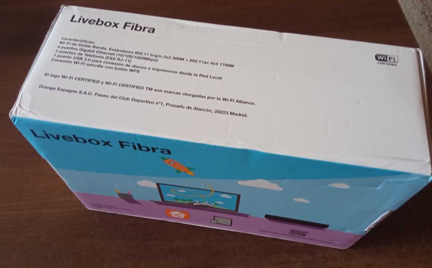 Рутер ORANGE Livebox Fibra WiFi Router безжичен